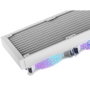 Mars Gaming Refrigeración Líquida FRGB ML-LCD 360 Blanco 360mm Iluminación ARGB Pantalla LCD Monitoreo Temperatura